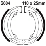 Bremsbacken mit Feder EBC gerillt passend für: Suzuki LT - Z, DR - Z, LT - A