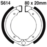 Bremsbacken mit Feder EBC gerillt passend für: Suzuki LT - Z, LT, LT - A