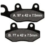 Bremsklotz Sinter MX - S EBC passend für: Kawasaki KVF, KLX, KX, Yamaha YFM, YFZ