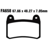 Bremsklotz Standard EBC passend für: Benelli BN, Leoncino, TRK 251, KSR - Moto Code, GRS