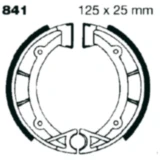 Bremsbacken EBC gerillt inkl. Federn
