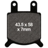 EBC Standard Bremsklötze für Motorräder 7370166