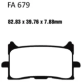 Bremsklotz Sinter HH EBC passend für: Honda CRF, CB, CBR