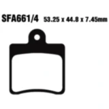 Bremsklotz Standard Scooter EBC passend für: Daelim Otello, S3, QL