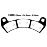 Bremsklötze EBC Sinter Off-Road für Moto-X und ATV