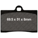 Bremsklotz Sinter HH EBC Alternative: 7871643 passend für: Ducati Supersport, Monster, 916