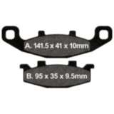 Bremsklotz Standard EBC Alternative: 7871767 passend für: Kawasaki ZZR, ZR, KLE