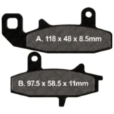 Bremsklötze Sinter EBC für Moto-X und ATV