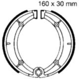 Bremsbacken ohne Feder EBC passend für: Hercules Ultra, K, RX - 9, Aprilia Red Rose, Classic