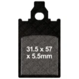 Bremsklotz Standard EBC Alternative: 7871890 passend für: Malaguti F (12, 15), Centro, CR1