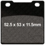 Bremsklotz Semi - Sinter V EBC passend für: Honda CB, CM