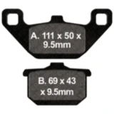 Bremsklotz Semi - Sinter V EBC passend für: Kawasaki GPZ, EN, VN