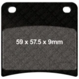 Bremsklötze Semi-Sinter V EBC für Cruiser und Touring Bikes 7377034