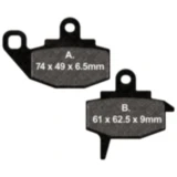 Bremsklotz Sinter R EBC passend für: Kawasaki KX, KLR