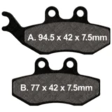 Bremsklotz Sinter HH EBC passend für: Beta RR, Alp, Urban, AJP PR3, PR4