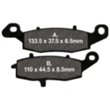 Bremsklotz Standard EBC Alternative: 7873177/7875545 passend für: Kawasaki VN, ER - 6F, ER - 6N