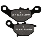 Bremsklotz Standard EBC Alternative: 7873268/7875420 passend für: Suzuki DR - Z, RM