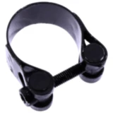 Auspuffschelle 35 mm schwarz für Motorräder