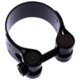 Auspuffschelle 38 mm schwarz für Motorrad