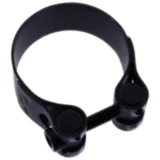 Schelle schwarz 45 mm passend für: Kawasaki Z, GPZ, GT, Moto Guzzi T3, Mille, California