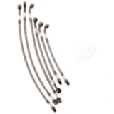Bremsschlauch Stahlflex Kit Anschluss anthrazit 6 - teilig passend für: BMW K 7570105