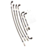 Bremsschlauch Stahlflex Kit Anschluss anthrazit 6 - teilig passend für: BMW K 7570107