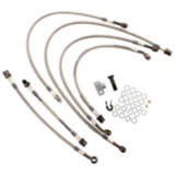 Stahlflex Bremsschlauch Kit anthrazit 6-teilig