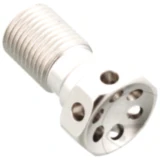 Hohlschraube M10 x 1 Alu Racing silber