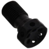 Hohlschraube M10 x 1 Alu Racing schwarz