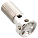 Hohlschraube M10 x 1.25 Alu Racing silber