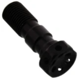 Hohlschraube doppelt M10 x 1 Alu Racing schwarz