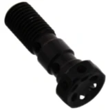 Hohlschraube M10 x 1.25 doppelt Alu Racing schwarz