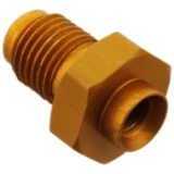 TYP530 3/8-24 UNF Gold Männliches Gewinde fest