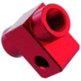2-Wege Verteiler geschraubt TYP811 M10x1.00 rot