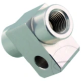 2-Wege Verteiler Schraubverbindung TYP831 3/8 UNF Silber