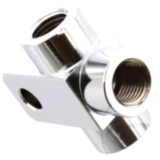 3-Wege Verteiler 3/8 UNF geschraubt, chrom