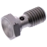 Hohlschraube M10 x 1,5 aus Edelstahl in Silber