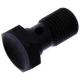 Hohlschraube M10x1 schwarz aus Edelstahl