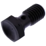 Hohlschraube M10 x 1.5 in schwarz für Motorräder