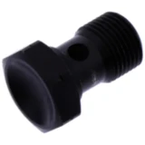 Hohlschraube M12X1 in schwarz Edelstahl