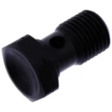 Hohlschraube M12 x 1,25 einfach in Schwarz aus Edelstahl