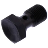 Hohlschraube Edelstahl schwarz für Motorräder