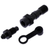 Hohlschraube M10x1.25 doppelt mit Entlüfternippel für Motorräder