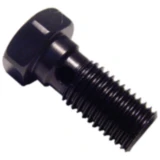 Hohlschraube einfach 3/8-24 schwarz Aluminium