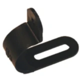 Kunststoff Halter M4 CX-13 verstellbar schwarz für Motorradleitungen