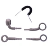 Bremsschlauch Stahlflex Kit Anschluss silber 2 - teilig passend für: Ducati Multistrada