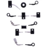 Bremsschlauch Stahlflex Kit Anschluss schwarz 6 - teilig passend für: Honda CB