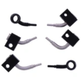 Bremsschlauch Stahlflex Kit Anschluss schwarz 3 - teilig passend für: Honda CB