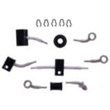 Bremsschlauch Stahlflex Kit Anschluss silber 4 - teilig passend für: Honda CB