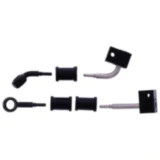 Bremsschlauch Stahlflex Kit Anschluss schwarz 2 - teilig passend für: Honda CB 7576055